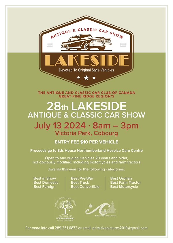 Lakeside Car Show Flyer